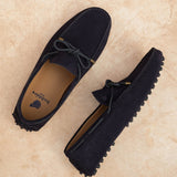 Mocassins à lacets tressés Lloyd - Marine - BOBBIES HOMME