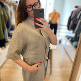 Chemise courte boutonnée Loki - Kaki - SUNCOO