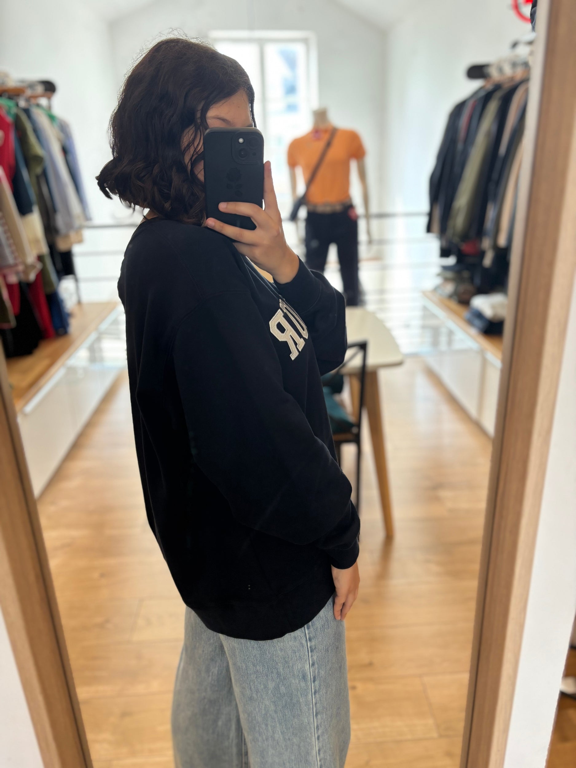 Sweat Femme Shires Aubrion Team - Coton Marine - Pull Riche - Lavable 30°
