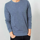 Sweat-shirt bleu - imprimé - Petrol Industries
