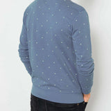 Sweat-shirt bleu - imprimé - Petrol Industries