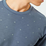 Sweat-shirt bleu - imprimé - Petrol Industries