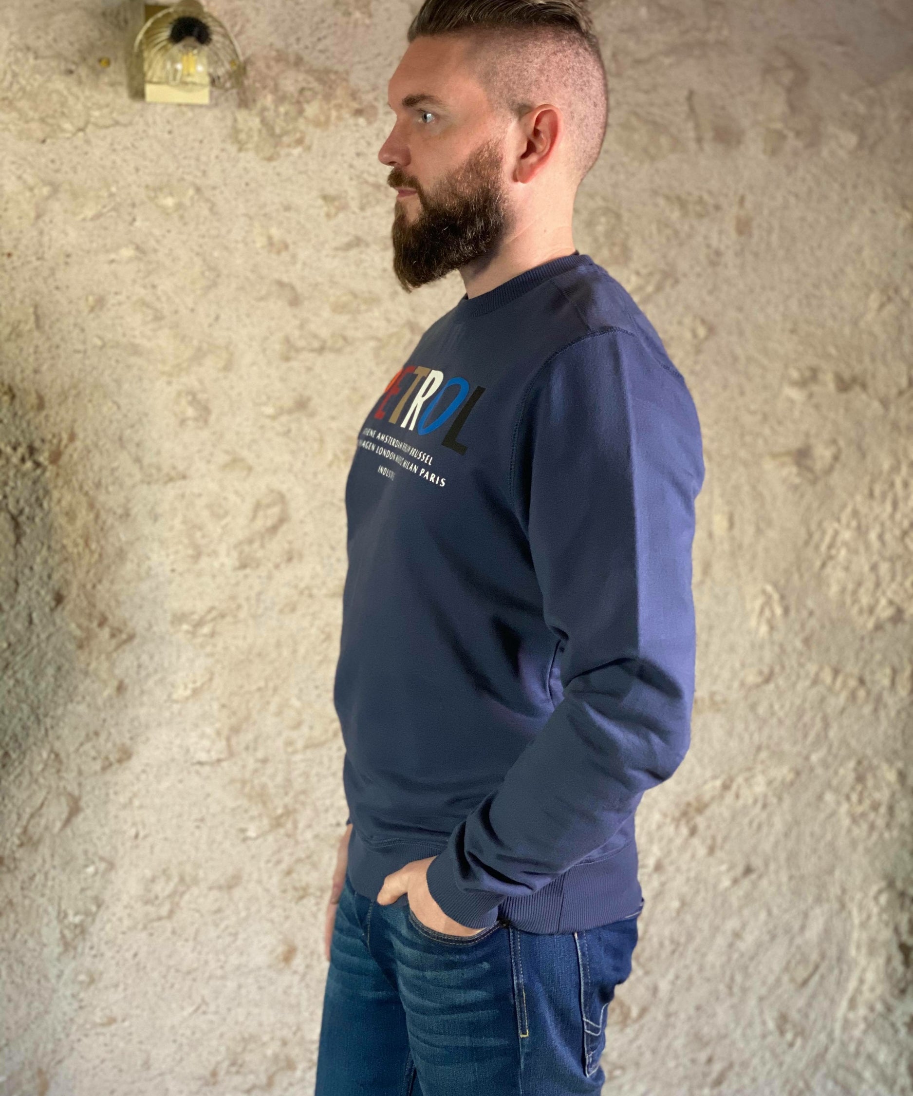 Sweat Logo - bleu - Petrol Industries