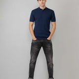Polo en tricot fin n°200 - Dark petrol - Petrol Industries