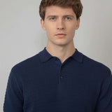 Polo en tricot fin n°200 - Dark petrol - Petrol Industries