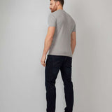 Polo en tricot fin n°200 - Gris clair - Petrol Industries