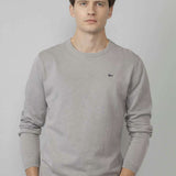 Pull en tricot fin N°205 - gris clair - Petrol indutries