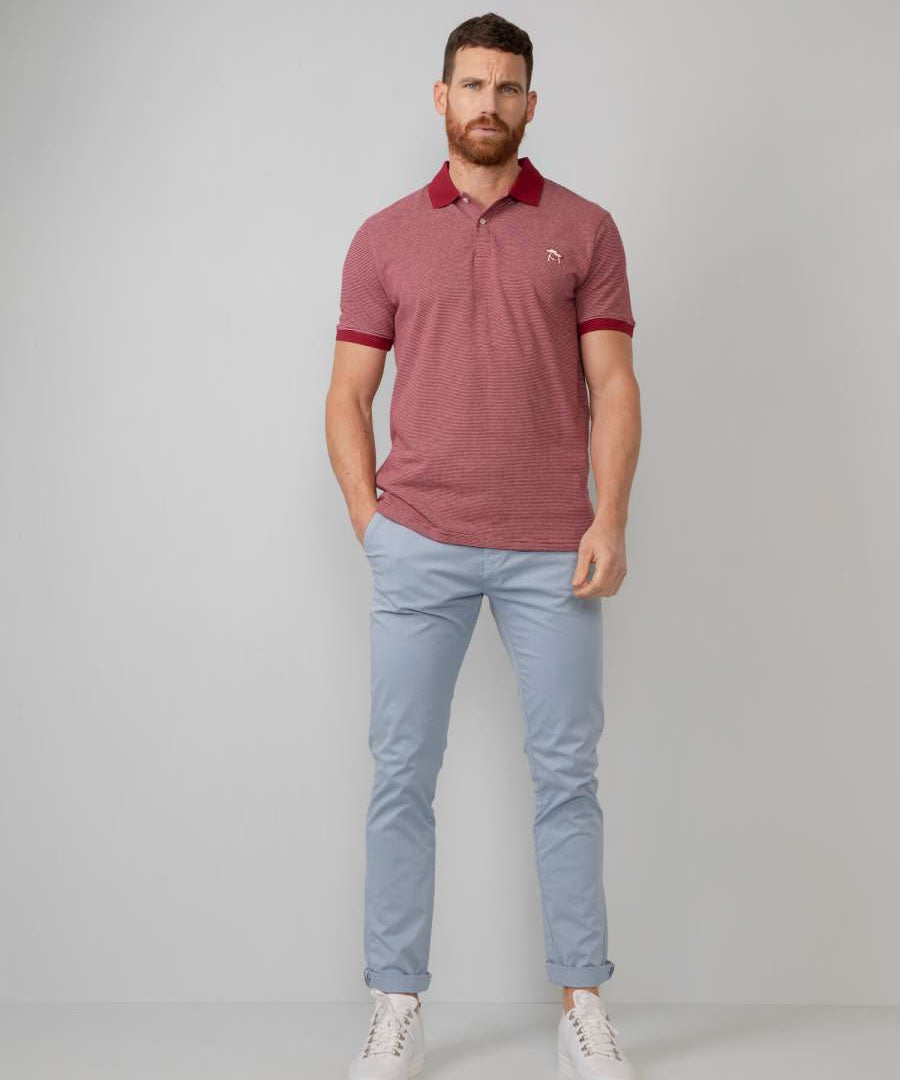 Polo tissé n°919 - rouge - Petrol industries