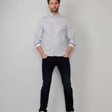 Chemise à imprimé all-over N°427 - Chalk white - Petrol Industries