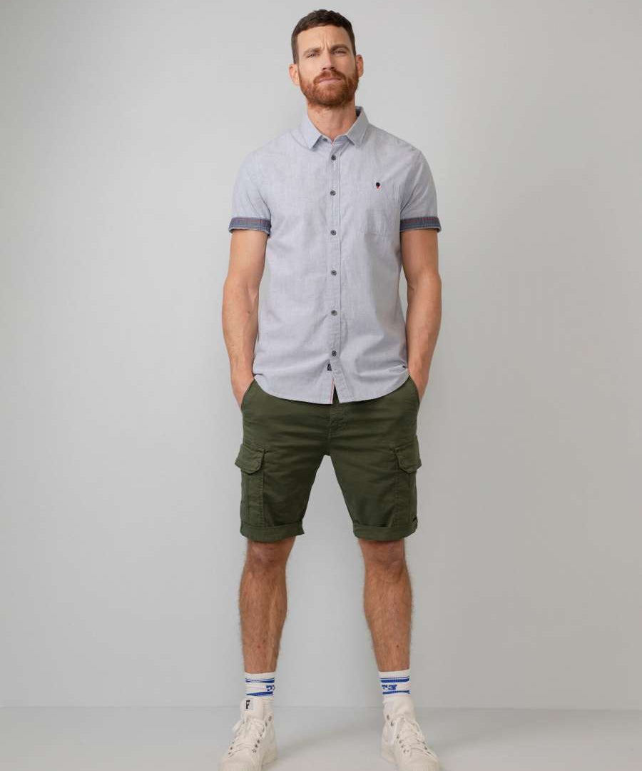 Chemise à manches courtes n°401 - Parot blue - Petrol Industries