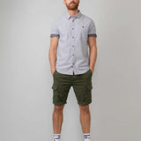 Chemise à manches courtes n°401 - Parot blue - Petrol Industries
