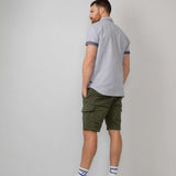 Chemise à manches courtes n°401 - Parot blue - Petrol Industries