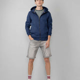 Sweat à capuche zippé - Petrol blue - Petrol industries