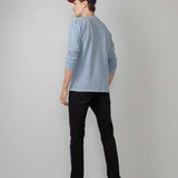 Tee shirt manches longues n°656 - Parrot blue - Petrol industries