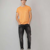 Tee shirt avec poche n°660 - Orange smoothie - Petrol industries