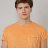 Tee shirt avec poche n°660 - Orange smoothie - Petrol industries
