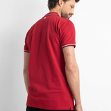Polo manches courtes classique - Fire Red - Petrol Industries