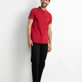 Polo manches courtes classique - Fire Red - Petrol Industries