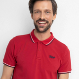 Polo manches courtes classique - Fire Red - Petrol Industries