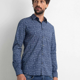 Chemise à manches longues imprimé végétal - Smokey Road - Petrol Industries