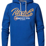 Sweat à capuche avec logo - Imperial Blue - Petrol Industries