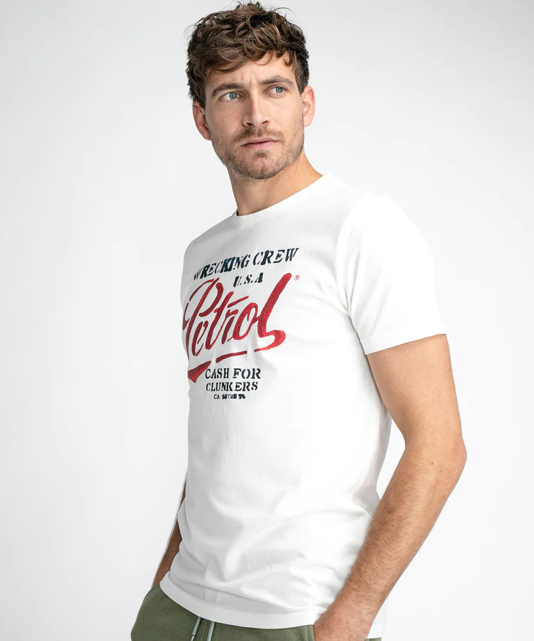 Tee-shirt à logo - Chalk White - PETROL INDUSTRIES