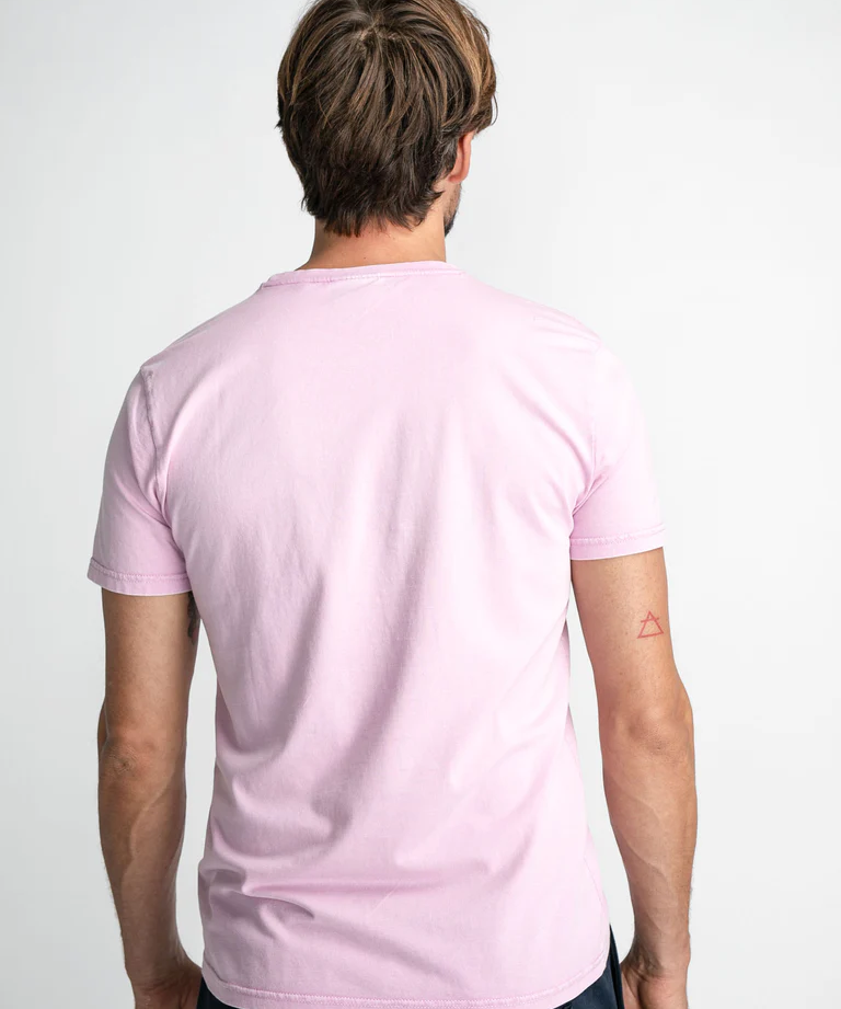 Tee-shirt à poche esprit vintage - Dusty pink - PETROL INDUSTRIES
