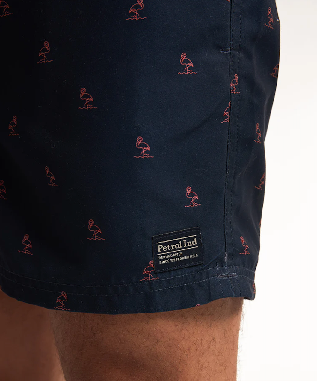 SHORT DE BAIN IMPRIMÉ - Bleu marine - Petrol Industries
