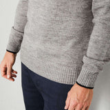 Col roulé en tricot - gris - PETROL INDUSTRIES