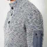 Pull col montant - gris - Petrol Industries