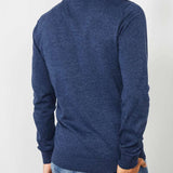 Pull à col V _ BLEU _ PETROL INDUSTRIES
