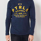 T-shirt à longues manches et logo _ BLEU _ ËTROL INDUSTRIES
