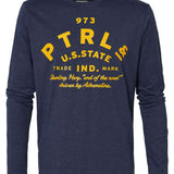 T-shirt à longues manches et logo _ BLEU _ ËTROL INDUSTRIES