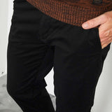 Chino classique - NOIR - PETROL INDUSTRIES