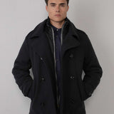 Manteau classique style caban - Dark navy - Petrol Industries