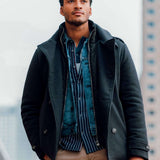 Manteau classique style caban - Dark navy - Petrol Industries