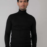 Col roulé en tricot fin - Black - Petrol Industries