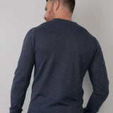 Pull en tricot fin col V - Dark Petrol - Petrol Industries