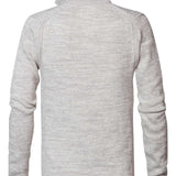Pull col montant boutonné - Antique white - PETROL INDUSTRIES