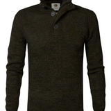 Pull col boutonné - Forest Night - PETROL INDUSTRIES