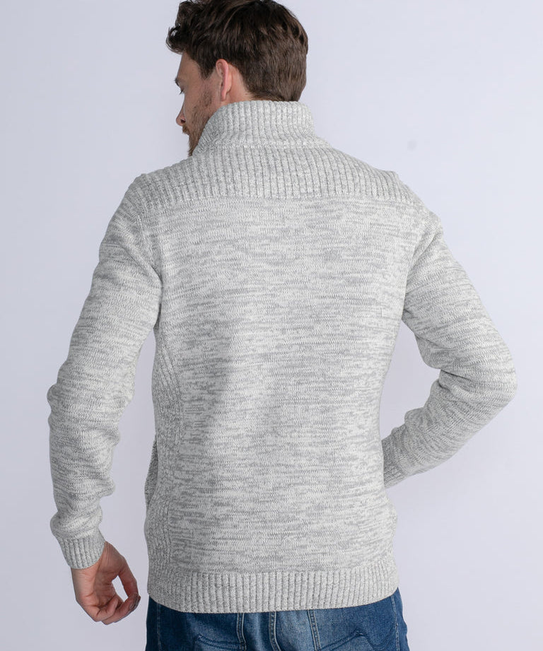Cardigan Woodstock - Gris - PETROL INDUSTRIES