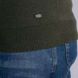 Pull col roulé en maille fine - Hunter Green - PETROL INDUSTRIES