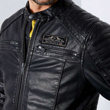 Blouson motard noir