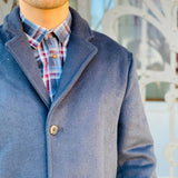 Manteau long marine