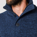 Pull col camionneur bleu