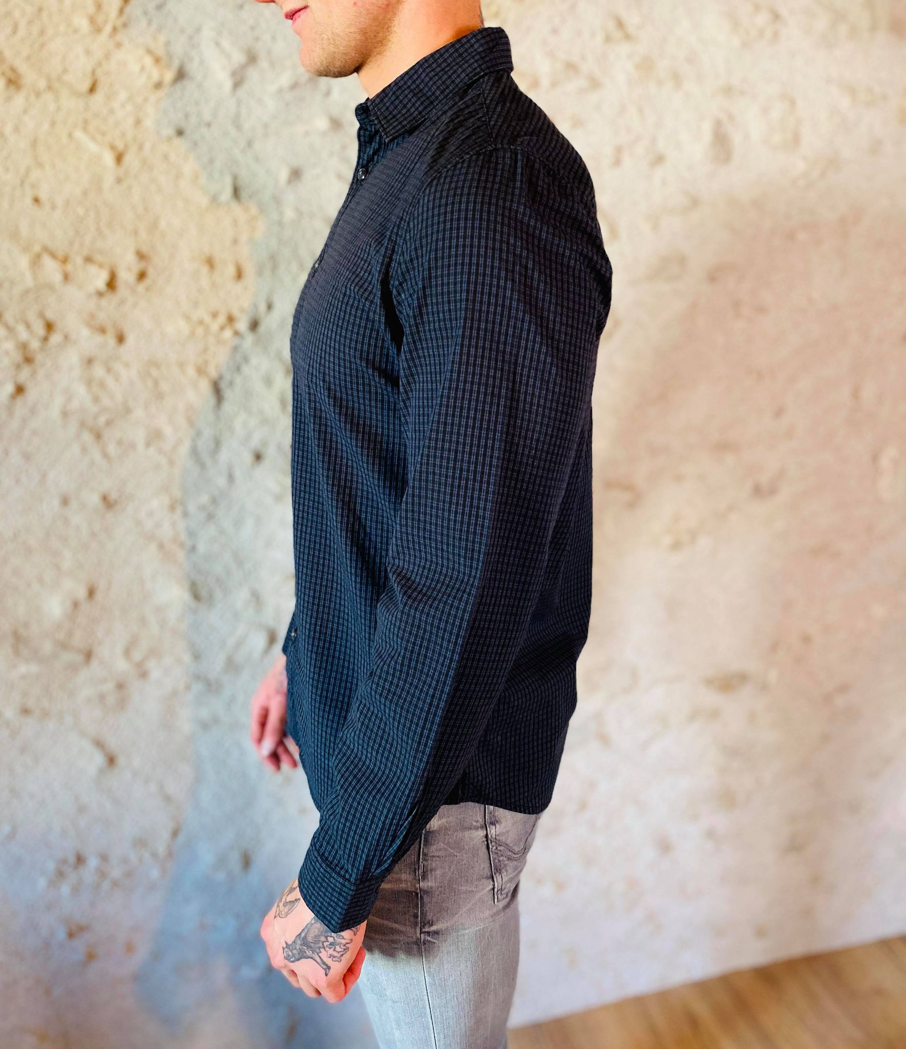 Chemise à carreaux