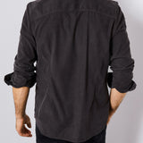 Chemise en velours Gris