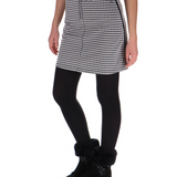 Jupe maille jacquard à carreaux - Ecru - Sun Valley femme