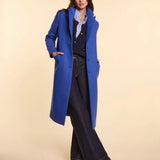 Manteau long - Bleu Céleste - I.Code