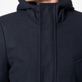 Manteau à capuche Navy